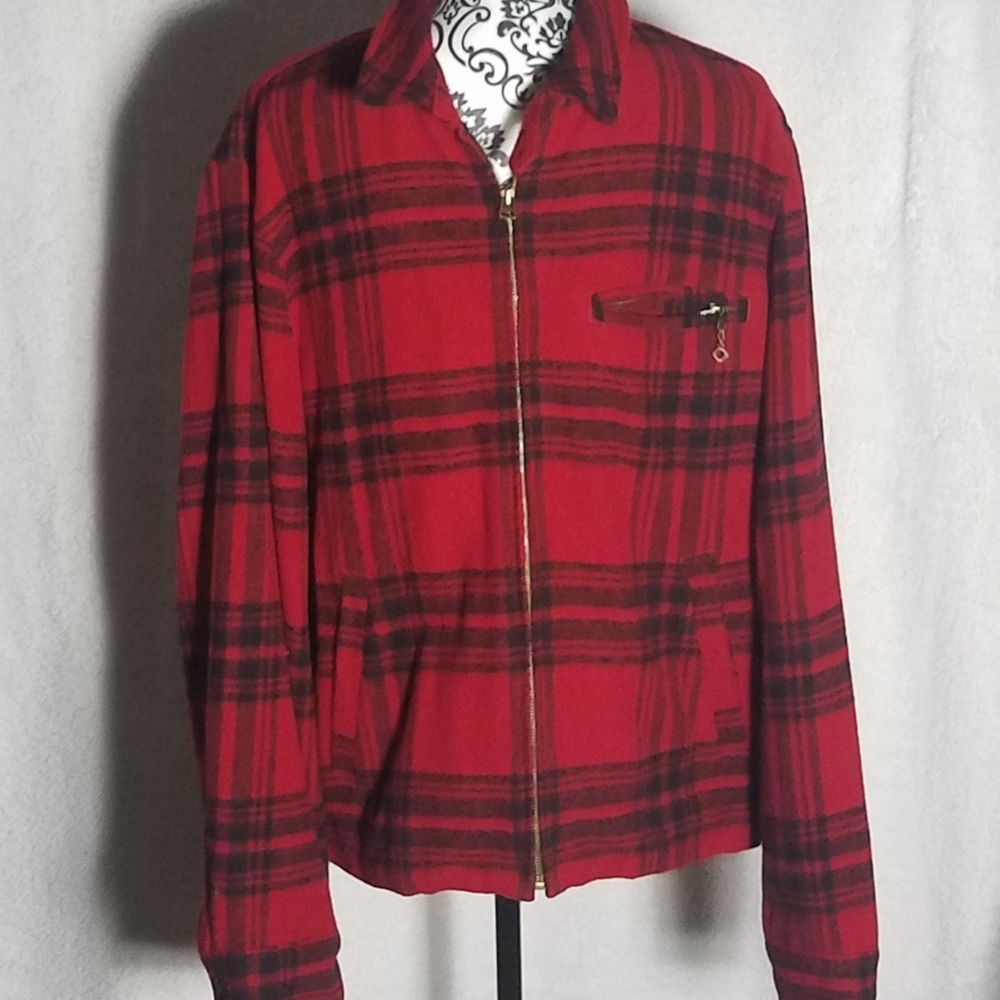 Anerican Living Plaid men's jacket. size Large.